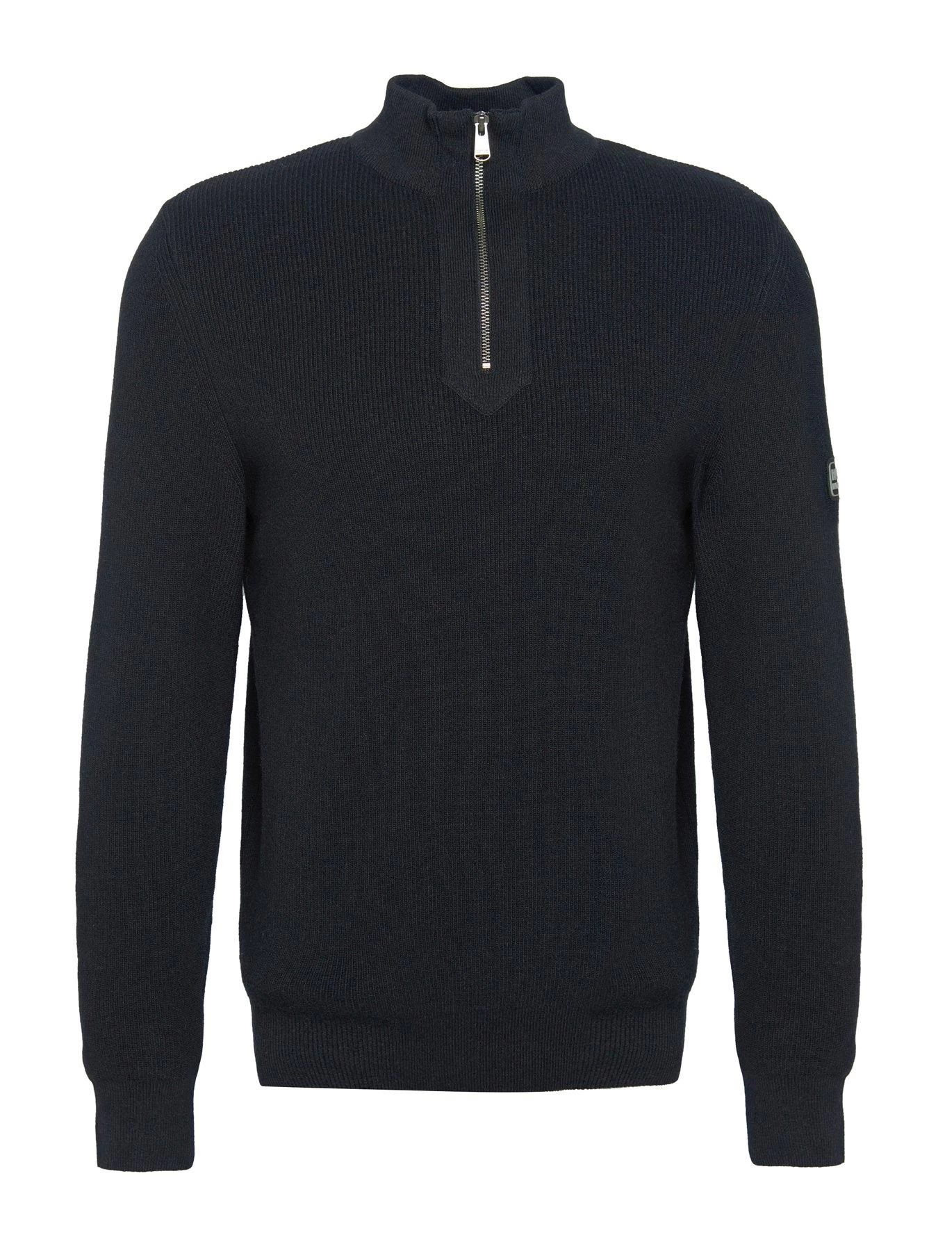 Barbour International Corser Half Zip Jumper - Black 7 Barbour International Corser Half Zip Jumper - Black - Image 5