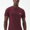 Barbour International Small Logo T-Shirt - Red -Fashion store VJGIM SQ1 0000000017 RED MDf
