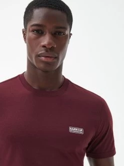 Barbour International Small Logo T-Shirt - Red -Fashion store VJGIM SQ4 0000000017 RED MDd