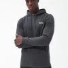 Barbour International Small Logo Overhead Hoodie - Dark Grey