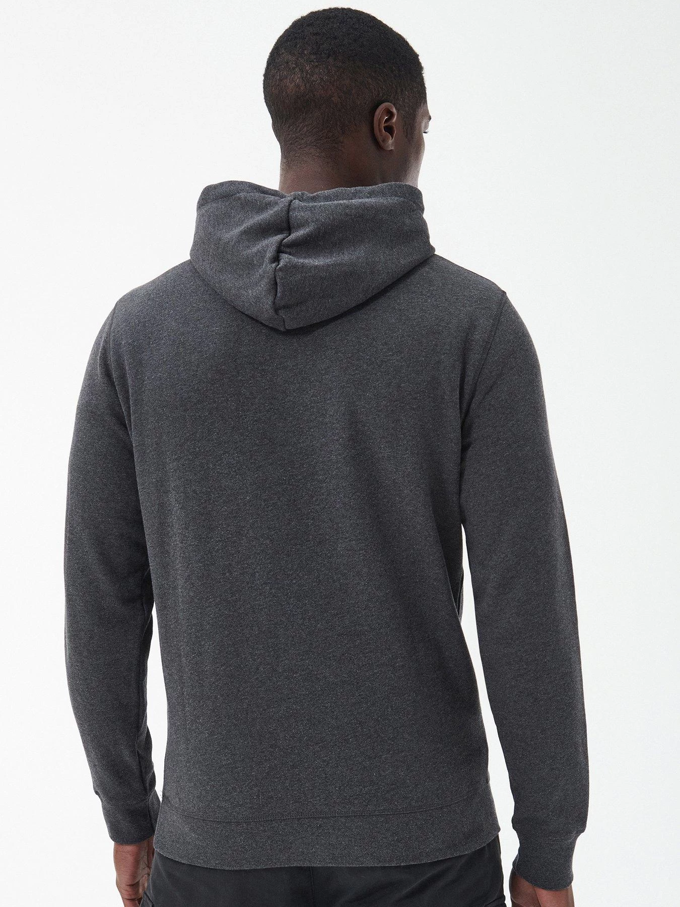 Barbour International Small Logo Overhead Hoodie - Dark Grey 4 Barbour International Small Logo Overhead Hoodie - Dark Grey - Image 2
