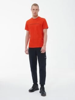 Barbour International Motored Chest Logo T-Shirt - Orange -Fashion store VJGJB SQ3 0000000198 ORANGE MDo