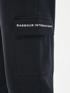 Barbour International Motored Cuffed Joggers - Black -Fashion store VJGJD SQ4 0000000004 BLACK MDd