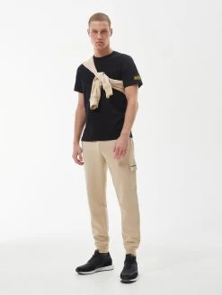 Barbour International Motored Cuffed Joggers - Cream -Fashion store VJGJE SQ3 0000000067 CREAM MDo