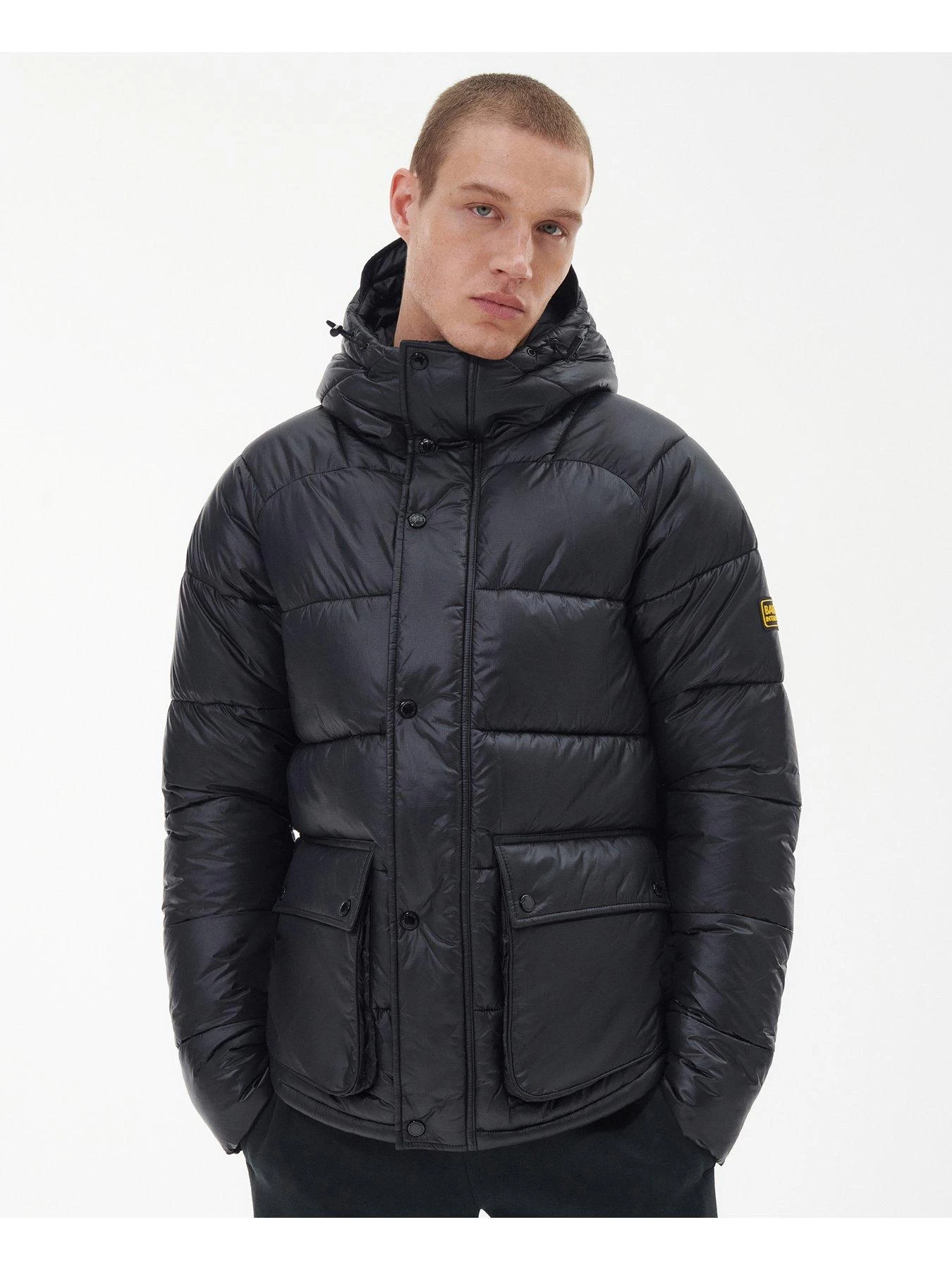 Barbour International Lark Hooded Padded Jacket - Black 3 Barbour International Lark Hooded Padded Jacket - Black