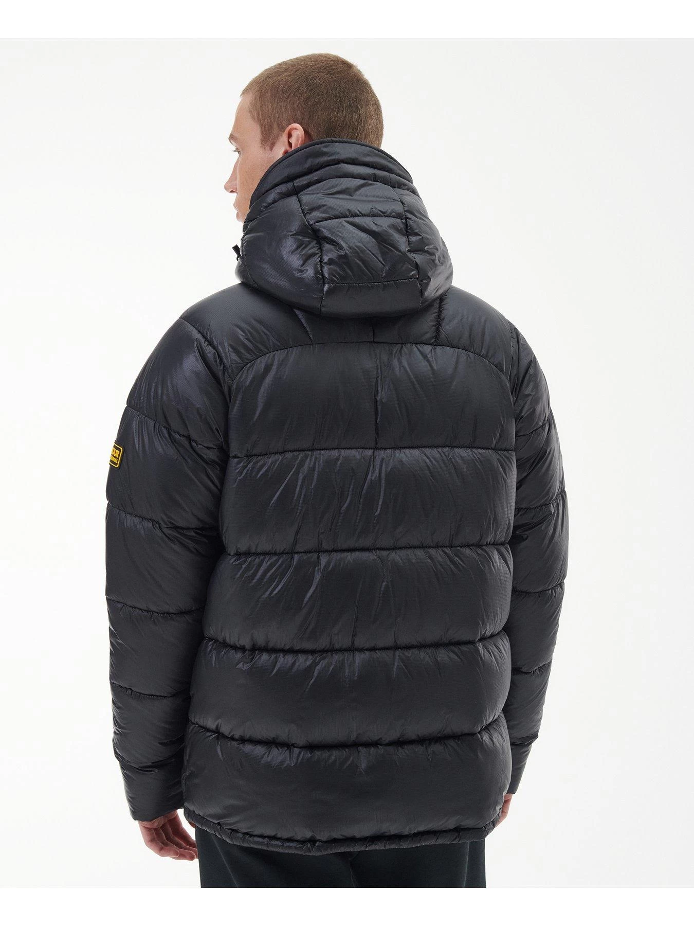 Barbour International Lark Hooded Padded Jacket - Black 4 Barbour International Lark Hooded Padded Jacket - Black - Image 2
