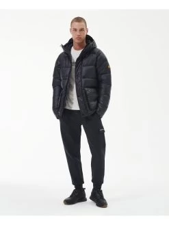 Barbour International Lark Hooded Padded Jacket - Black 9 Barbour International Lark Hooded Padded Jacket - Black -Fashion store VJGJF SQ3 0000000004 BLACK MDo