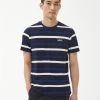 Barbour International Gauge Stripe T-Shirt - Navy -Fashion store VJGK2 SQ1 0000000048 NAVY MDf