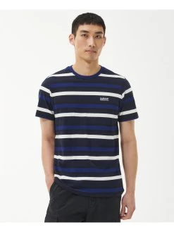 Barbour International Gauge Stripe T-Shirt - Navy