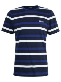 Barbour International Gauge Stripe T-Shirt - Navy -Fashion store VJGK2 SQ6 0000000048 NAVY MDd2