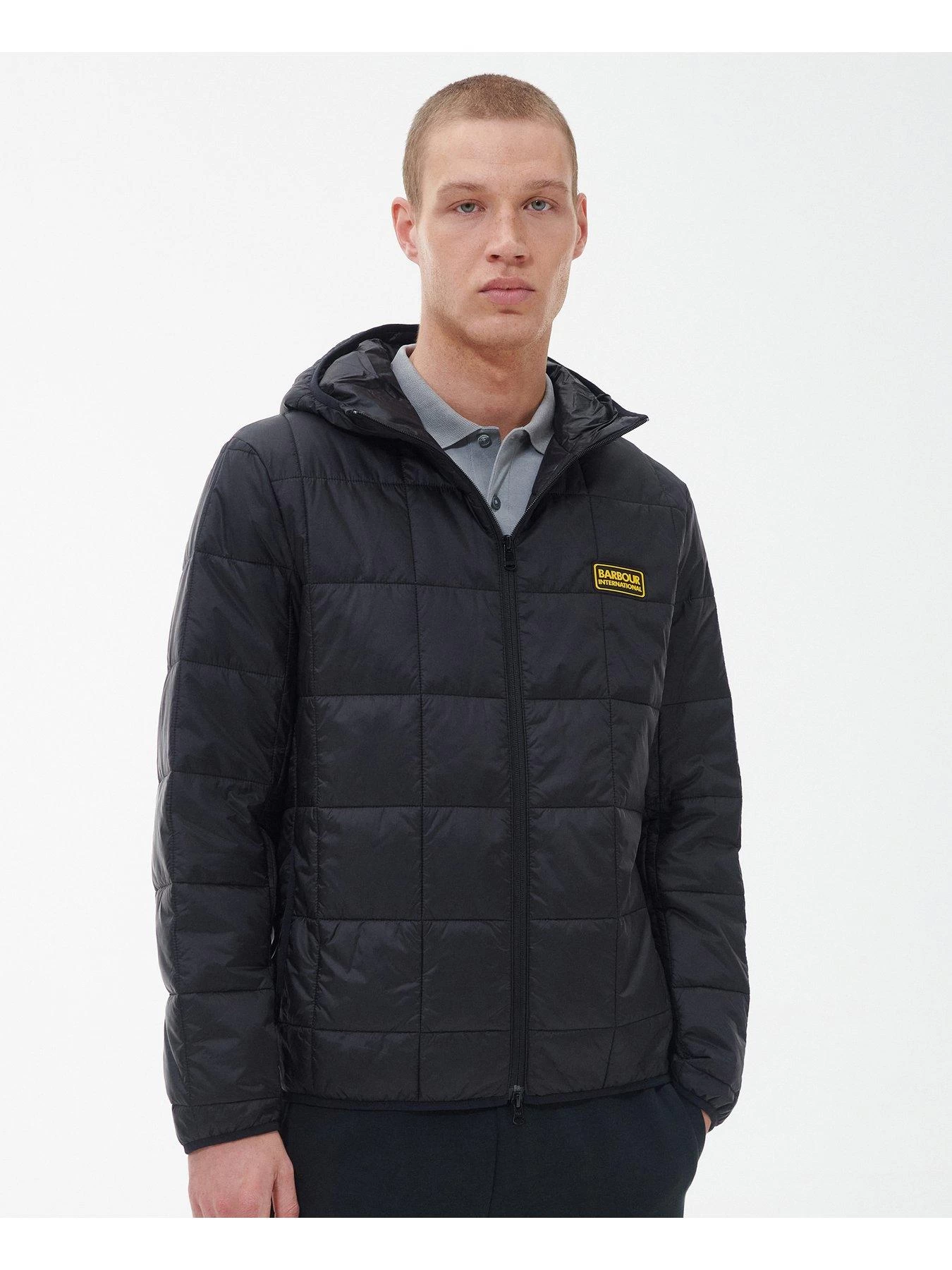 Barbour International Event Hooded Padded Jacket - Black 3 Barbour International Event Hooded Padded Jacket - Black