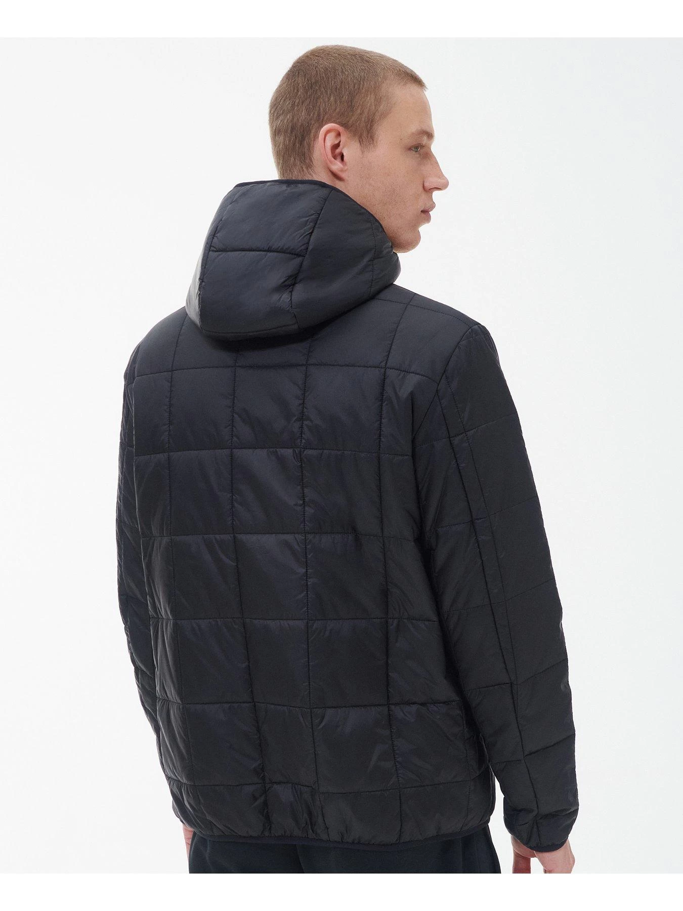 Barbour International Event Hooded Padded Jacket - Black 4 Barbour International Event Hooded Padded Jacket - Black - Image 2