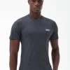 Barbour International Small Logo T-Shirt - Dark Grey -Fashion store VJGKP SQ1 0000000070 DARK GREY MDf