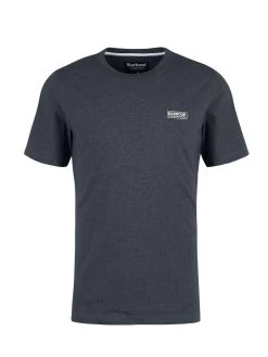 Barbour International Small Logo T-Shirt - Dark Grey -Fashion store VJGKP SQ5 0000000070 DARK GREY MDd1
