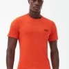 Barbour International Small Logo T-Shirt - Orange -Fashion store VJGKQ SQ1 0000000198 ORANGE MDf