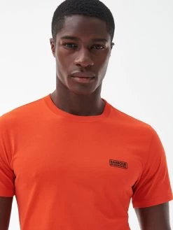 Barbour International Small Logo T-Shirt - Orange -Fashion store VJGKQ SQ4 0000000198 ORANGE MDd