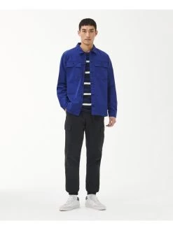 Barbour International Adey Utility Pocket Overshirt - Blue -Fashion store VJGL5 SQ3 0000000020 BLUE MDo