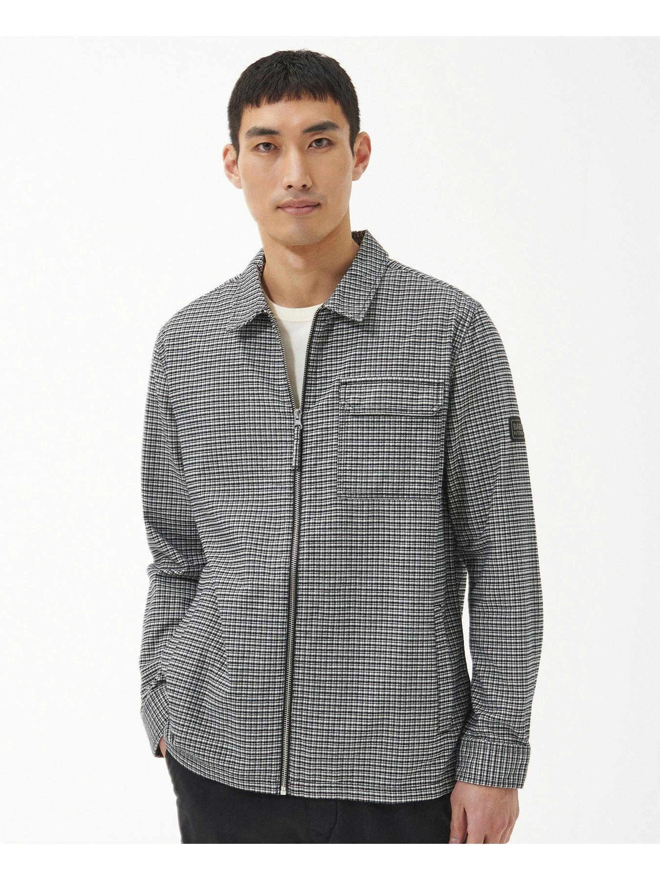 Barbour International Ring Zip Through Overshirt - Black 3 Barbour International Ring Zip Through Overshirt - Black