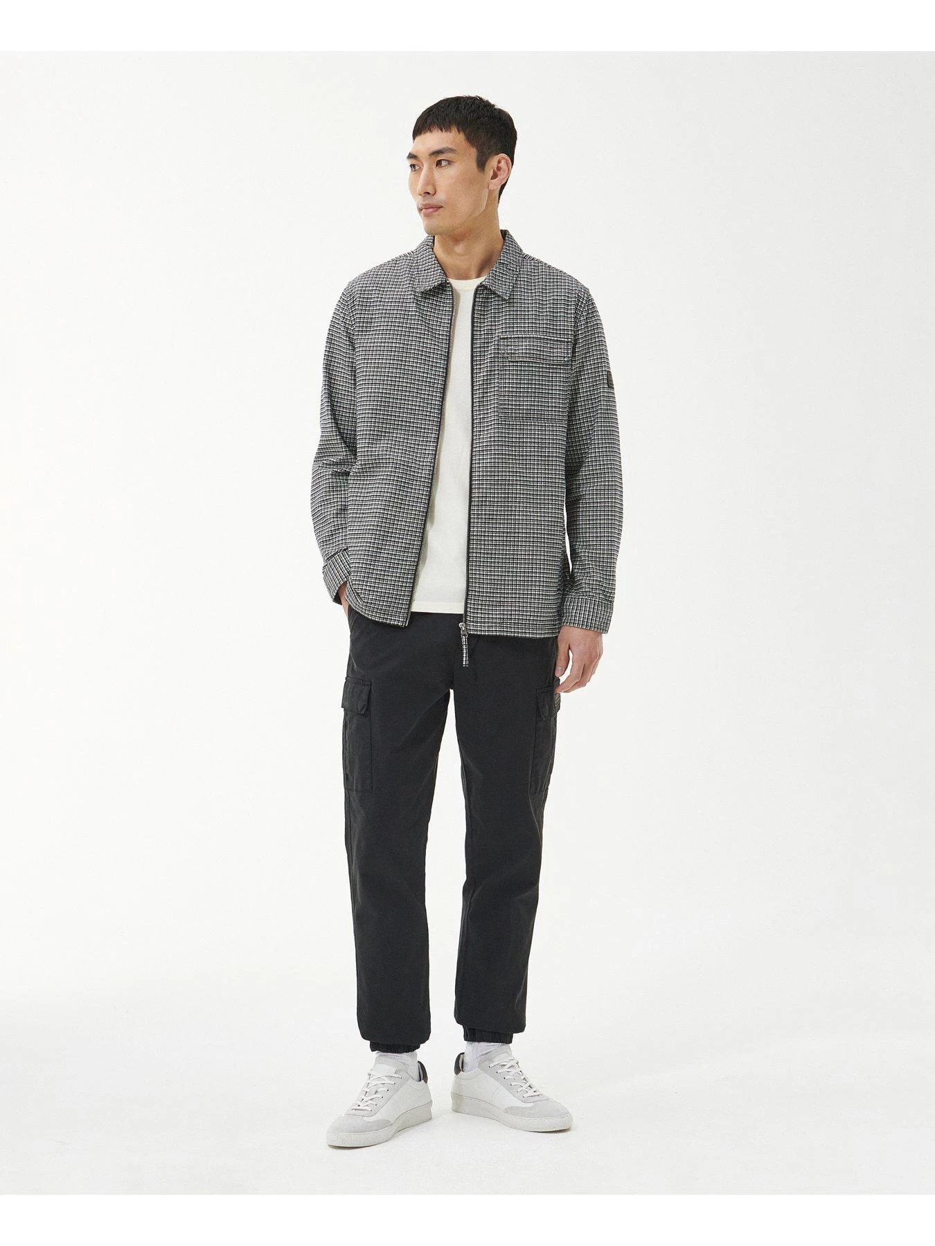 Barbour International Ring Zip Through Overshirt - Black 5 Barbour International Ring Zip Through Overshirt - Black - Image 3