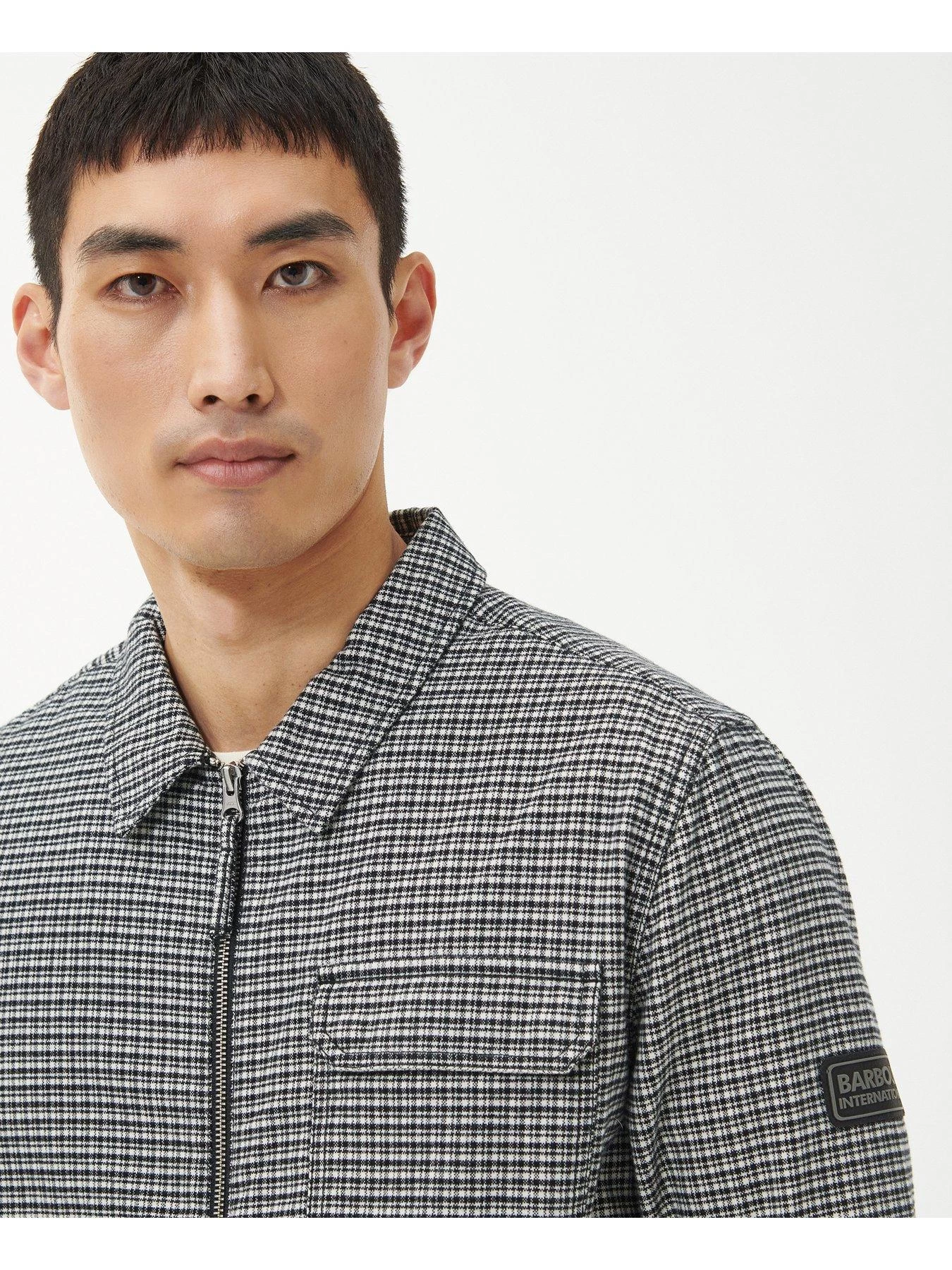 Barbour International Ring Zip Through Overshirt - Black 6 Barbour International Ring Zip Through Overshirt - Black - Image 4