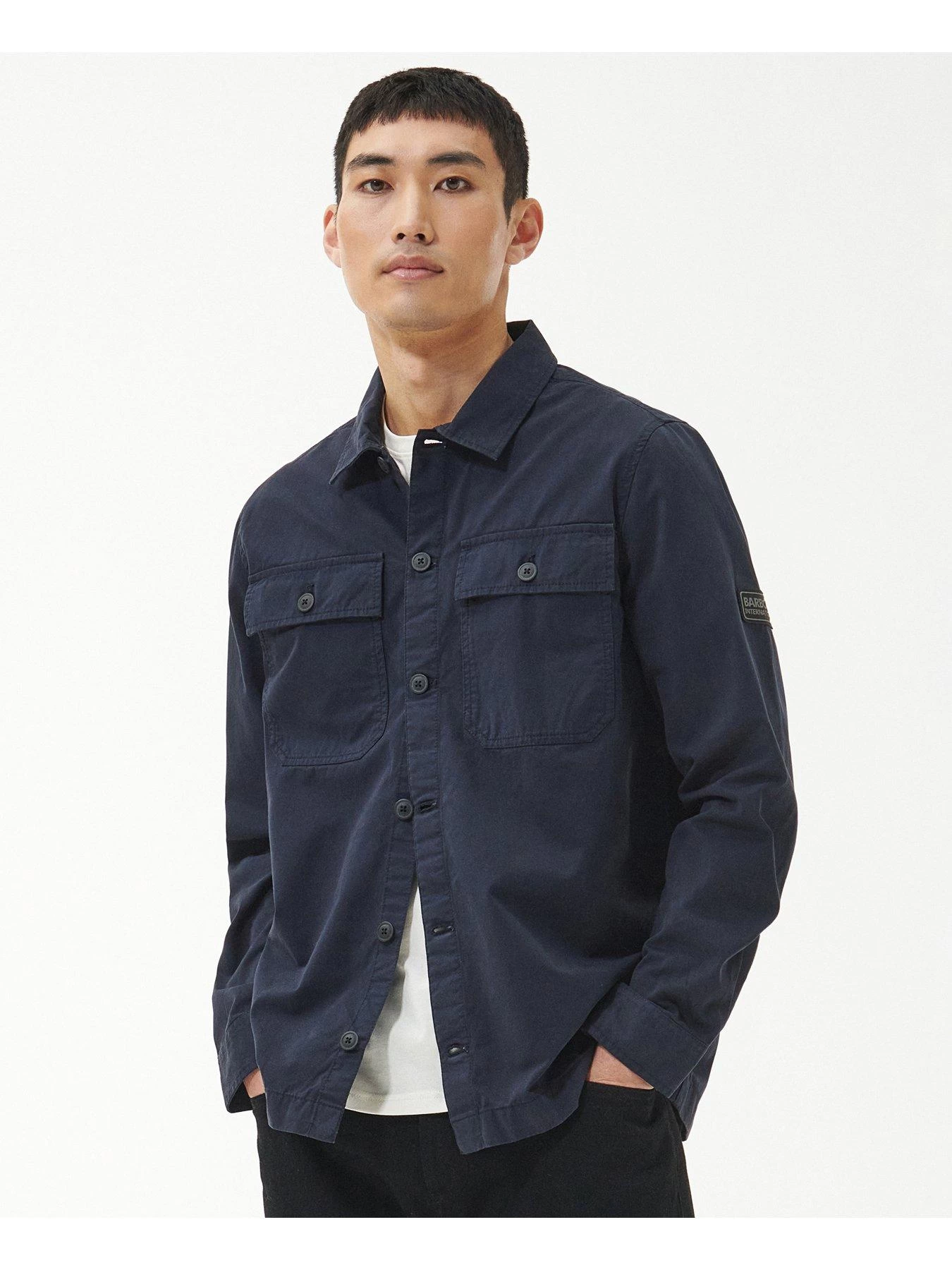 Barbour International Adey Utility Pocket Overshirt - Navy 3 Barbour International Adey Utility Pocket Overshirt - Navy