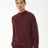 Barbour International Corser Crew Neck Jumper - Red -Fashion store VJGL9 SQ1 0000000017 RED MDf