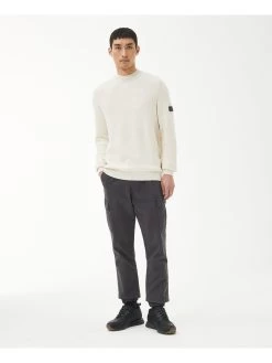 Barbour International Corser Crew Neck Jumper - Cream 9 Barbour International Corser Crew Neck Jumper - Cream -Fashion store VJGLB SQ3 0000000067 CREAM MDo