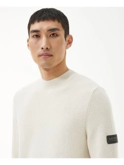 Barbour International Corser Crew Neck Jumper - Cream 10 Barbour International Corser Crew Neck Jumper - Cream -Fashion store VJGLB SQ4 0000000067 CREAM MDd