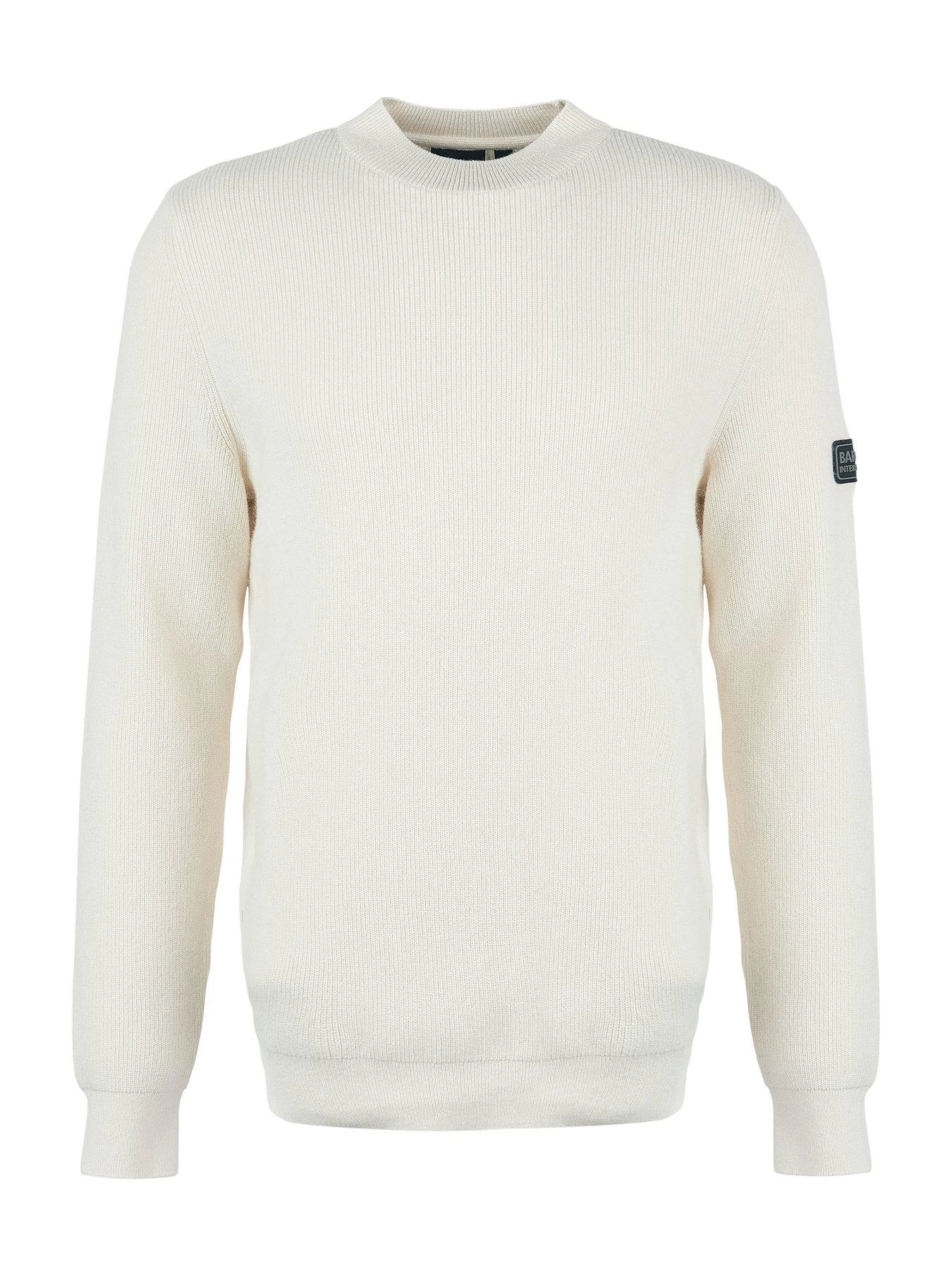 Barbour International Corser Crew Neck Jumper - Cream 7 Barbour International Corser Crew Neck Jumper - Cream - Image 5