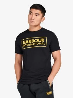 Barbour International Essential Large Logo T-Shirt - Black