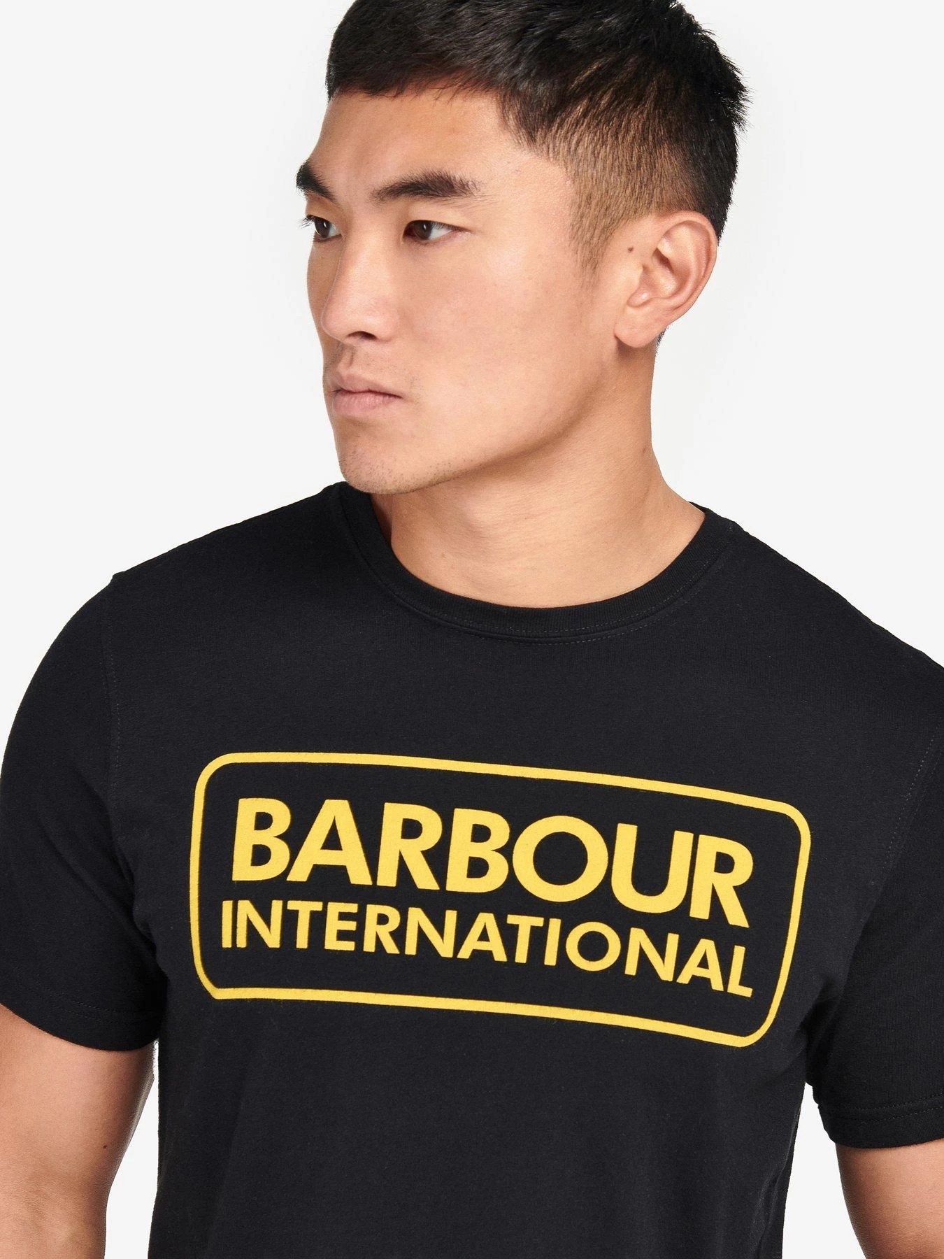 Barbour International Essential Large Logo T-Shirt - Black 6 Barbour International Essential Large Logo T-Shirt - Black - Image 4