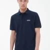 Barbour International Essential Polo Shirt - Navy -Fashion store VJGLO SQ1 0000000048 NAVY MDf