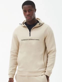 Barbour International Motored Overhead Hoodie - Cream