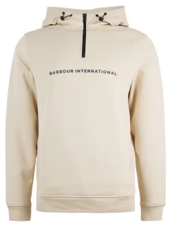 Barbour International Motored Overhead Hoodie - Cream -Fashion store VJGM4 SQ5 0000000067 CREAM MDd1