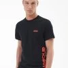Barbour International Bold Side Logo T-Shirt - Black -Fashion store VJGM7 SQ1 0000000004 BLACK MDf