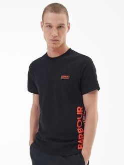 Barbour International Bold Side Logo T-Shirt - Black
