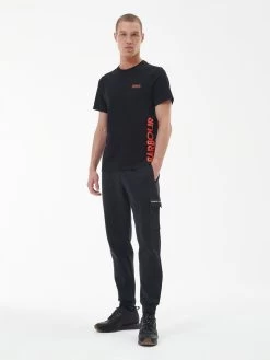 Barbour International Bold Side Logo T-Shirt - Black -Fashion store VJGM7 SQ3 0000000004 BLACK MDo
