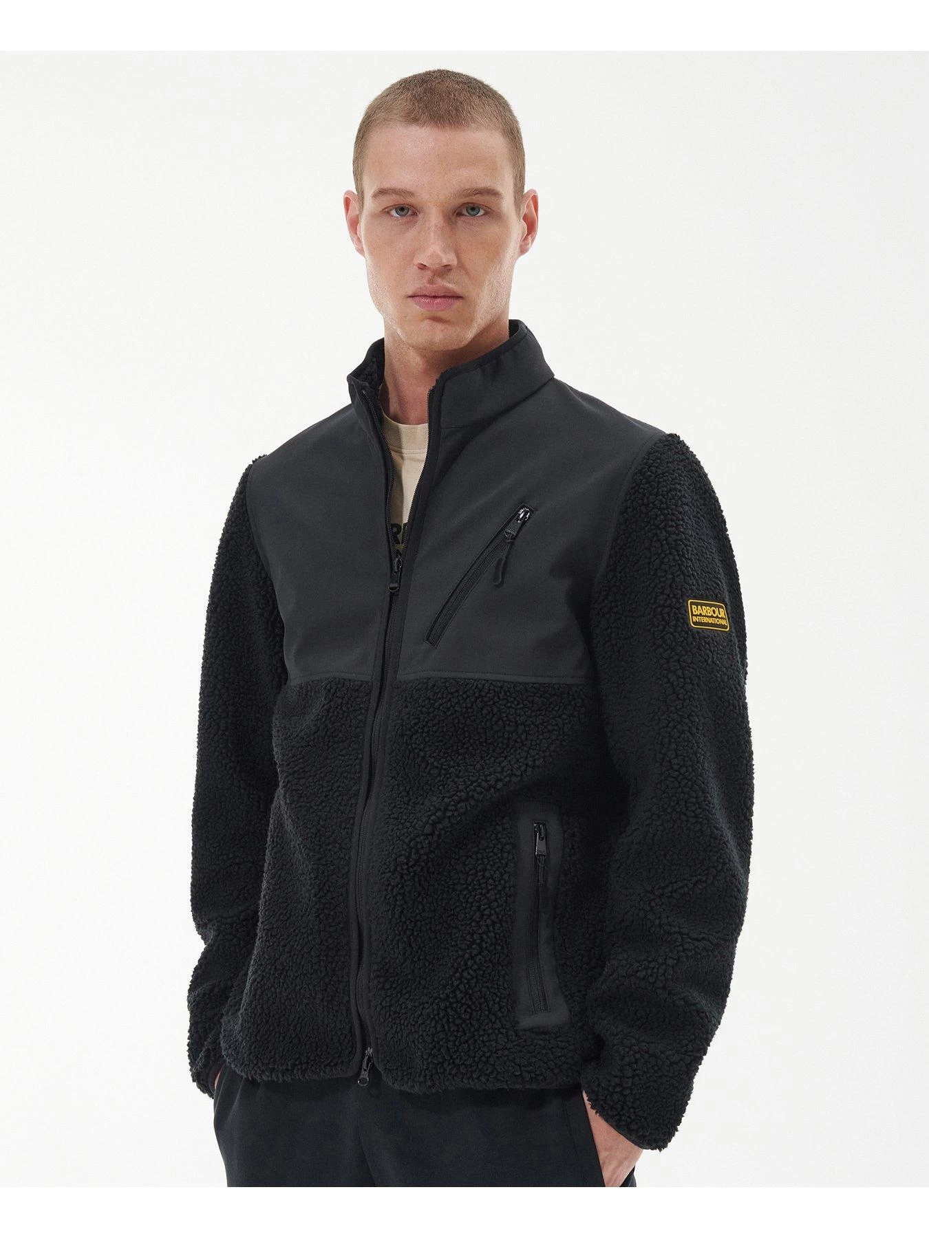 Barbour International Tech Fleece Jacket - Black 3 Barbour International Tech Fleece Jacket - Black