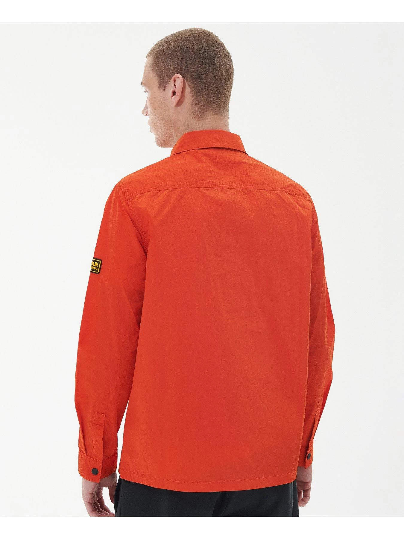 Barbour International Inlet Zip Through Overshirt - Orange 4 Barbour International Inlet Zip Through Overshirt - Orange - Image 2