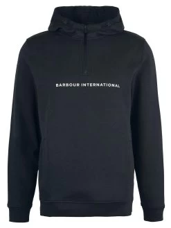 Barbour International Motored Overhead Hoodie - Black -Fashion store VJGMP SQ5 0000000004 BLACK MDd1