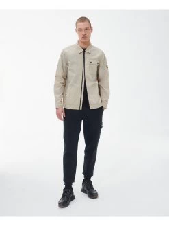 Barbour International Inlet Zip Through Overshirt - Cream -Fashion store VJGMQ SQ3 0000000067 CREAM MDo