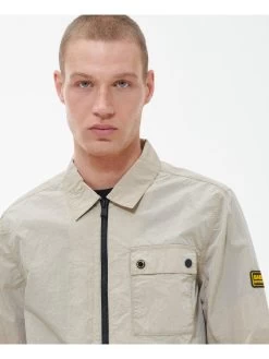 Barbour International Inlet Zip Through Overshirt - Cream -Fashion store VJGMQ SQ4 0000000067 CREAM MDd