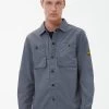 Barbour International Cadwell Double Pocket Overshirt - Grey -Fashion store VJGMS SQ1 0000000005 GREY MDf