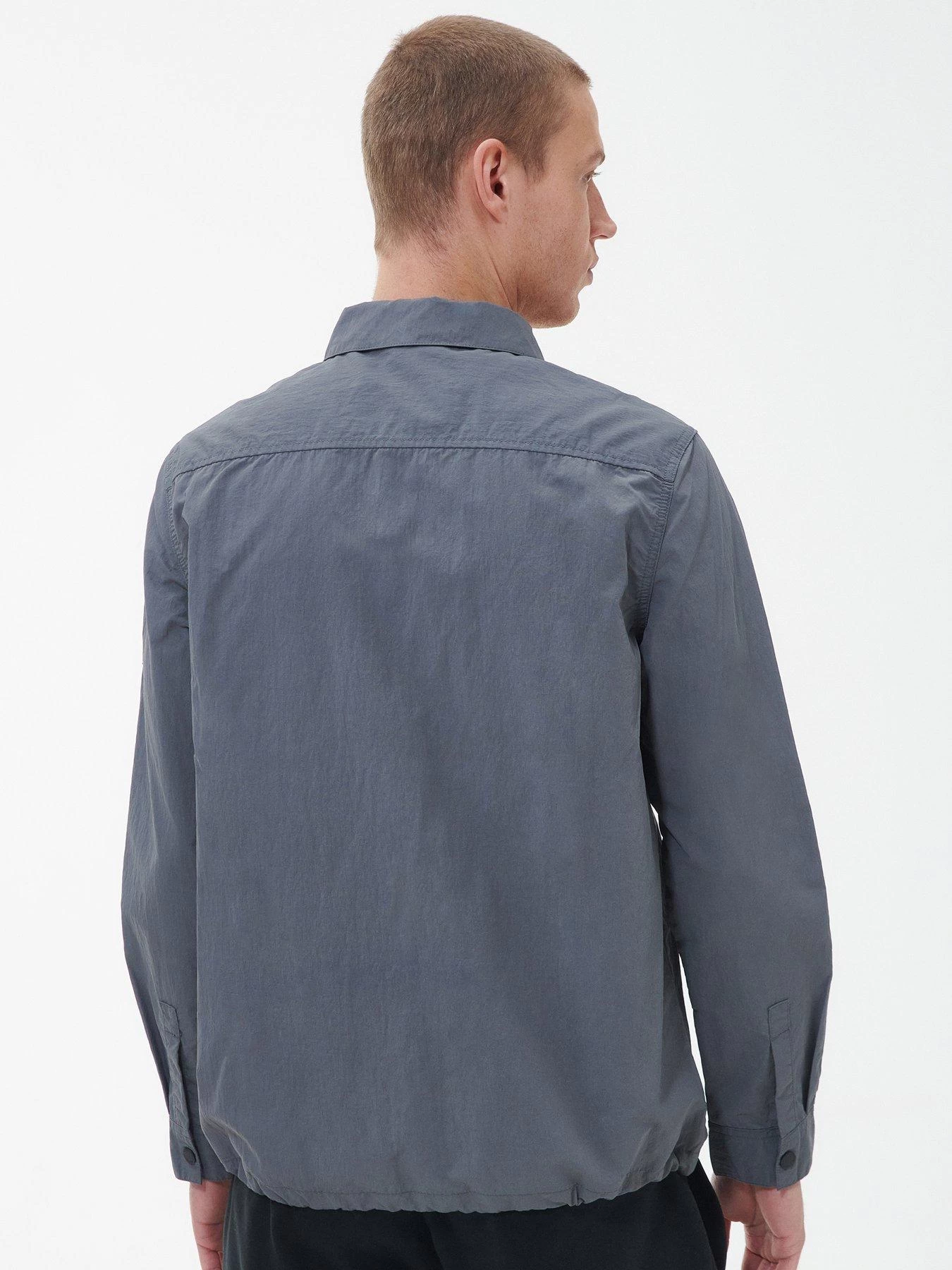 Barbour International Cadwell Double Pocket Overshirt - Grey 4 Barbour International Cadwell Double Pocket Overshirt - Grey - Image 2