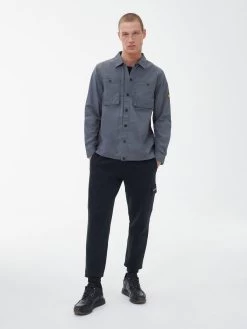 Barbour International Cadwell Double Pocket Overshirt - Grey 9 Barbour International Cadwell Double Pocket Overshirt - Grey -Fashion store VJGMS SQ3 0000000005 GREY MDo
