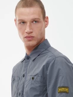 Barbour International Cadwell Double Pocket Overshirt - Grey 10 Barbour International Cadwell Double Pocket Overshirt - Grey -Fashion store VJGMS SQ4 0000000005 GREY MDd