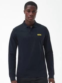 Barbour International Long Sleeve Polo Shirt - Black