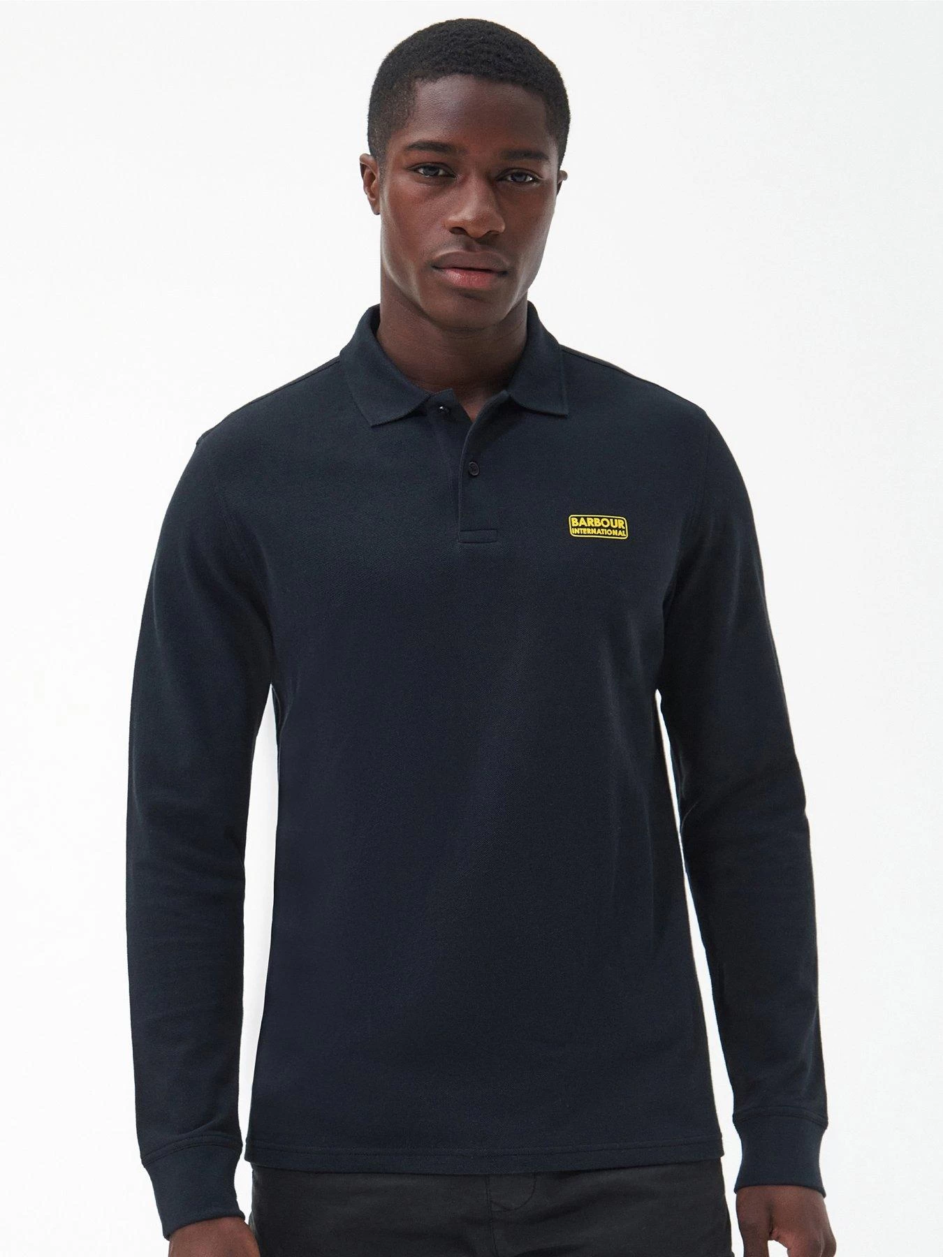 Barbour International Long Sleeve Polo Shirt - Black 3 Barbour International Long Sleeve Polo Shirt - Black
