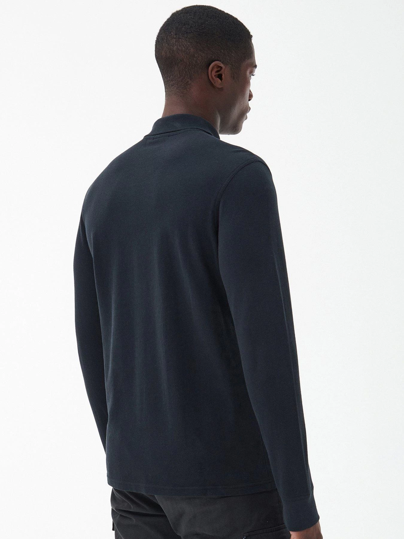 Barbour International Long Sleeve Polo Shirt - Black 4 Barbour International Long Sleeve Polo Shirt - Black - Image 2