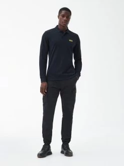 Barbour International Long Sleeve Polo Shirt - Black 9 Barbour International Long Sleeve Polo Shirt - Black -Fashion store VJGO0 SQ3 0000000004 BLACK MDo